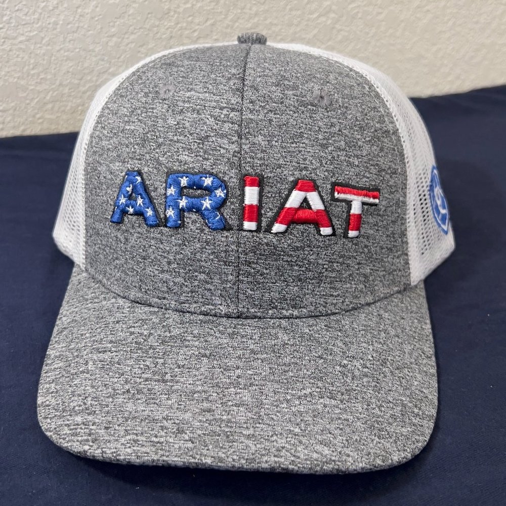Men's Ariat Snapback Hat Adjustable Size